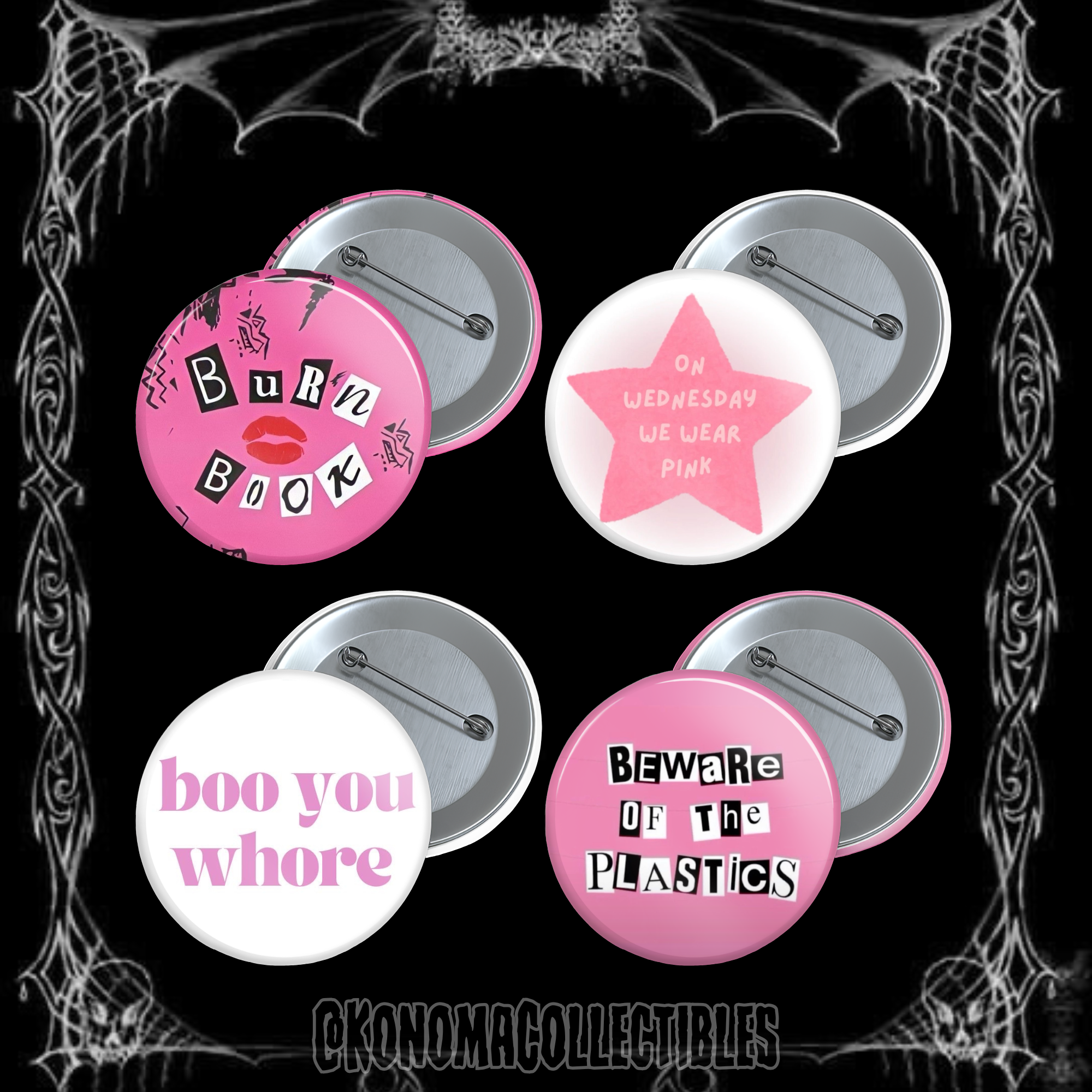 Mean Girls 4-Pin Pack