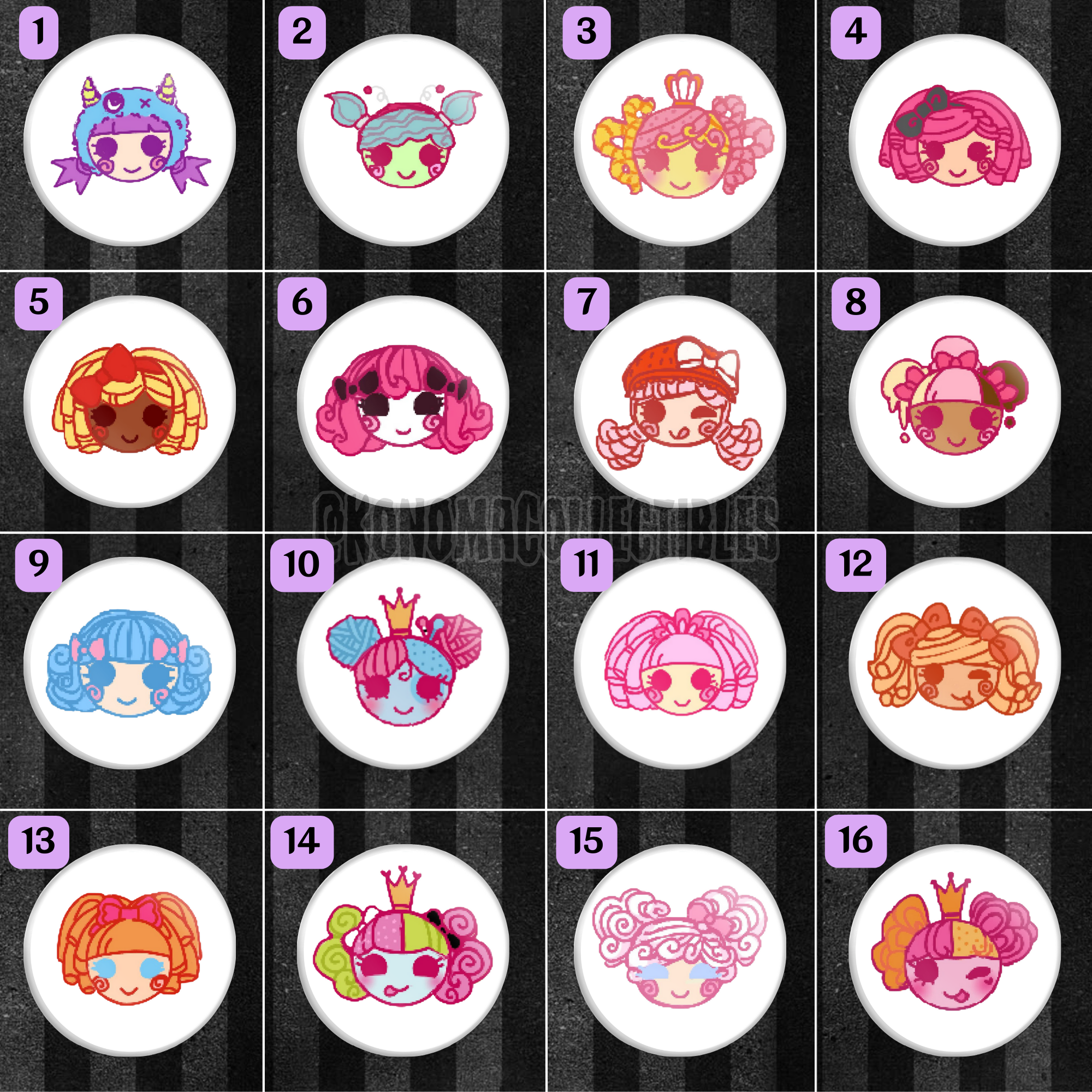 Lalaloopsy Doodle Pins