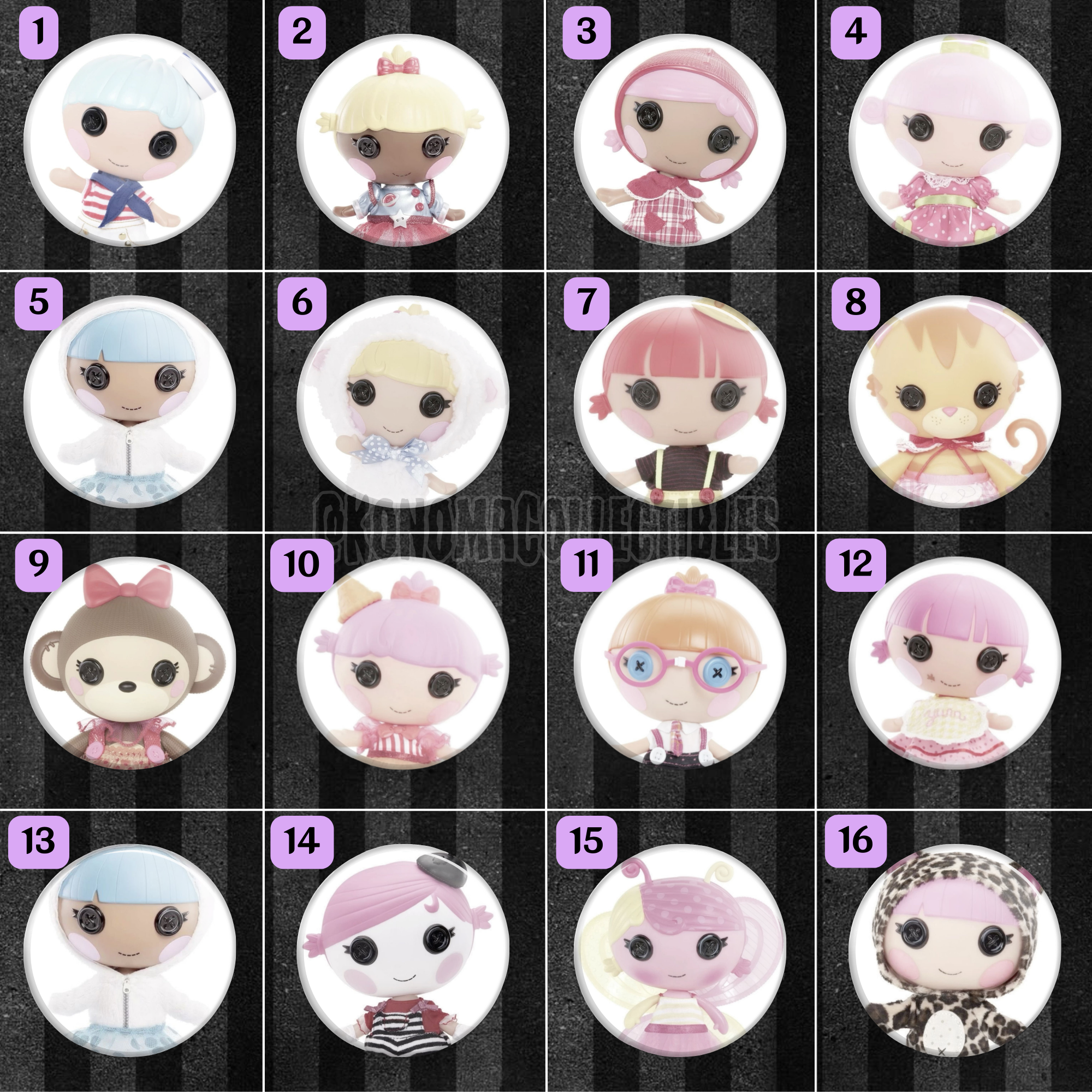 Lalaloopsy Littles Pins