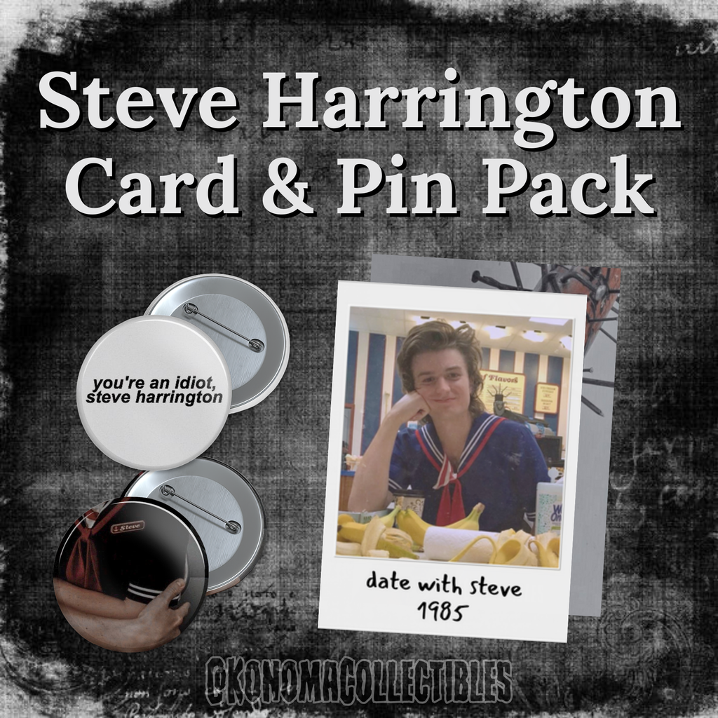 Steve Harrington Card & Pin Pack