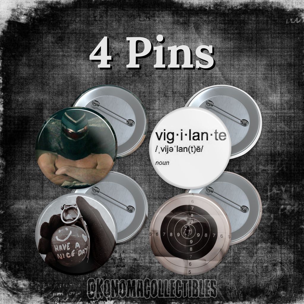 Vigilante Card & Pin Pack