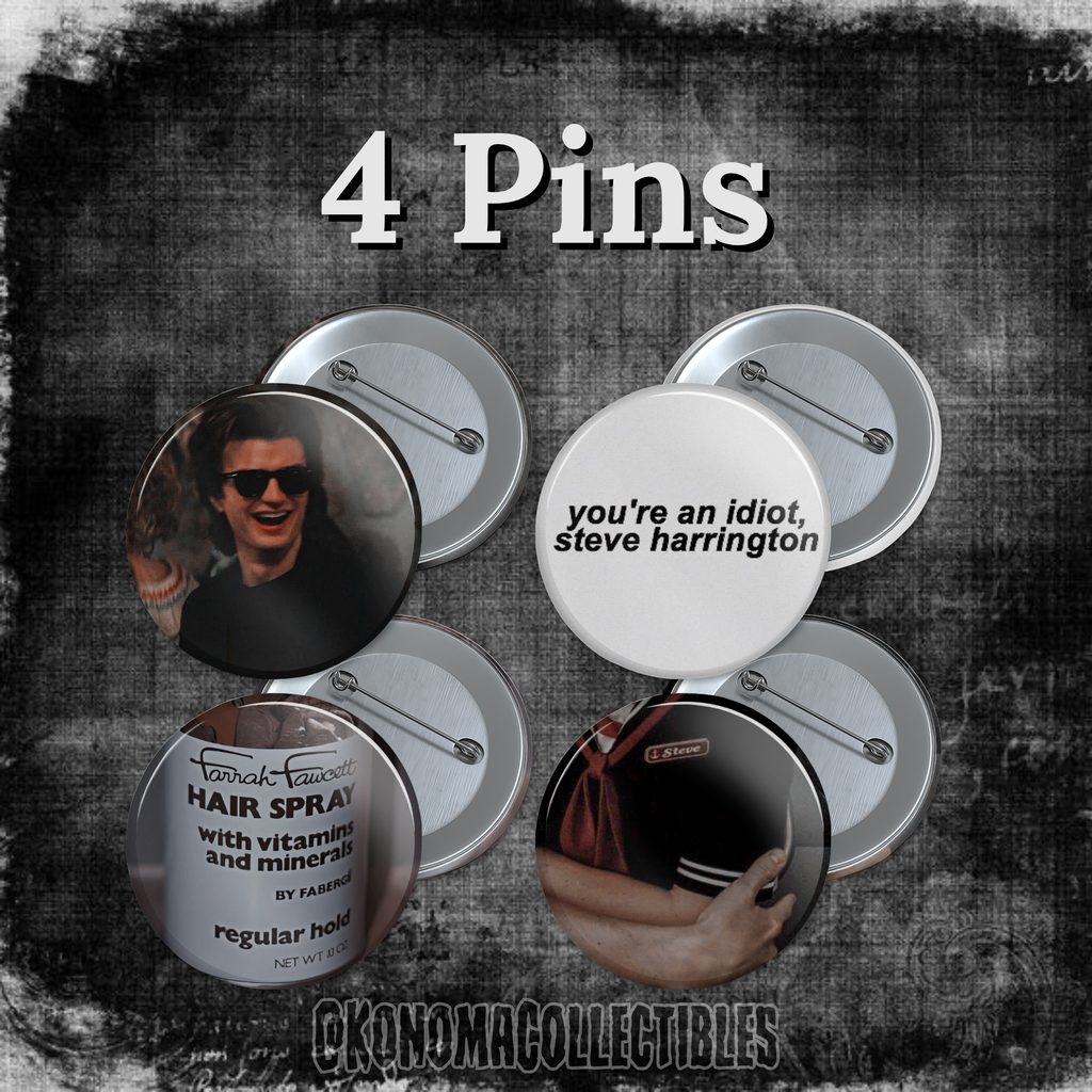 Steve Harrington Card & Pin Pack