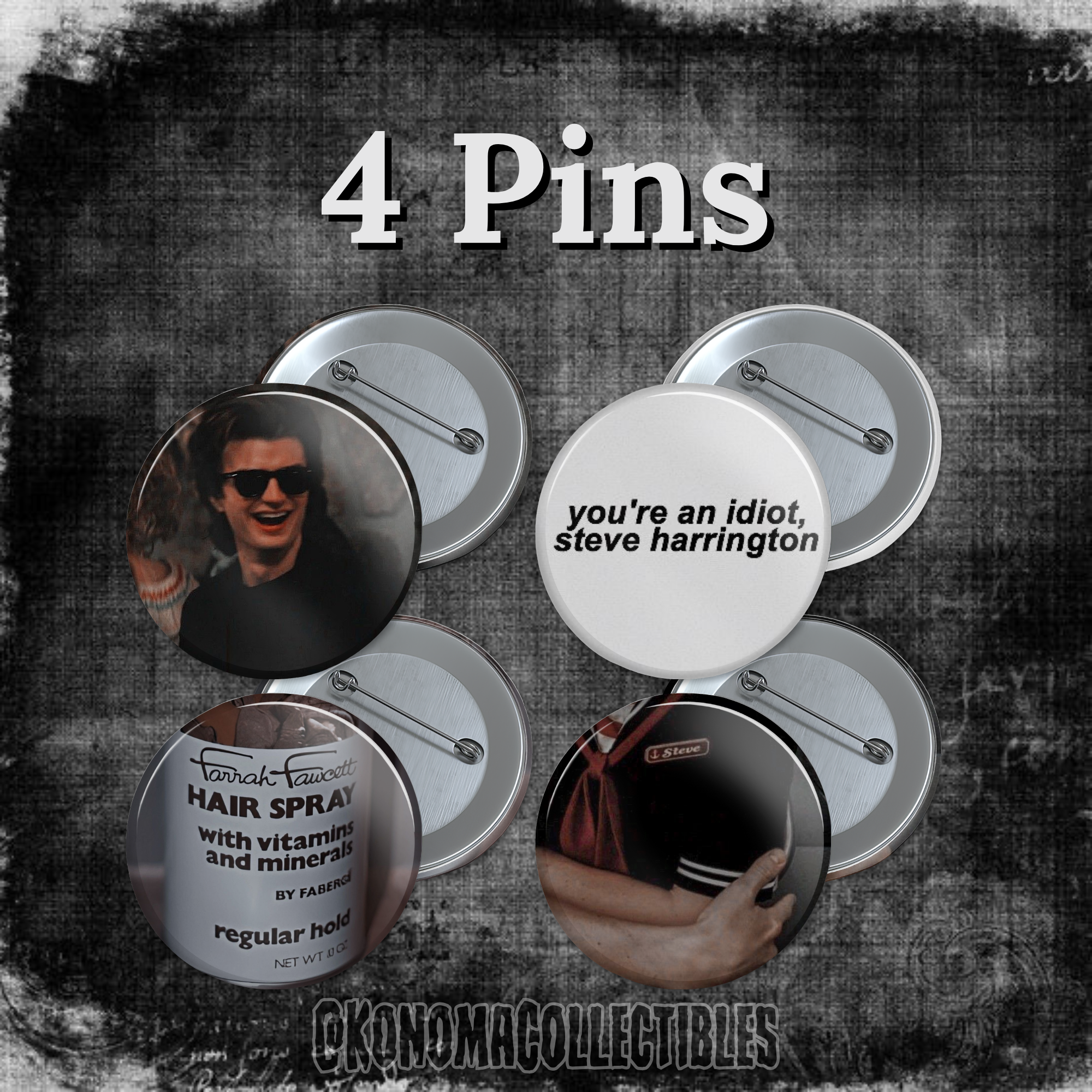 Steve Harrington Card & Pin Pack