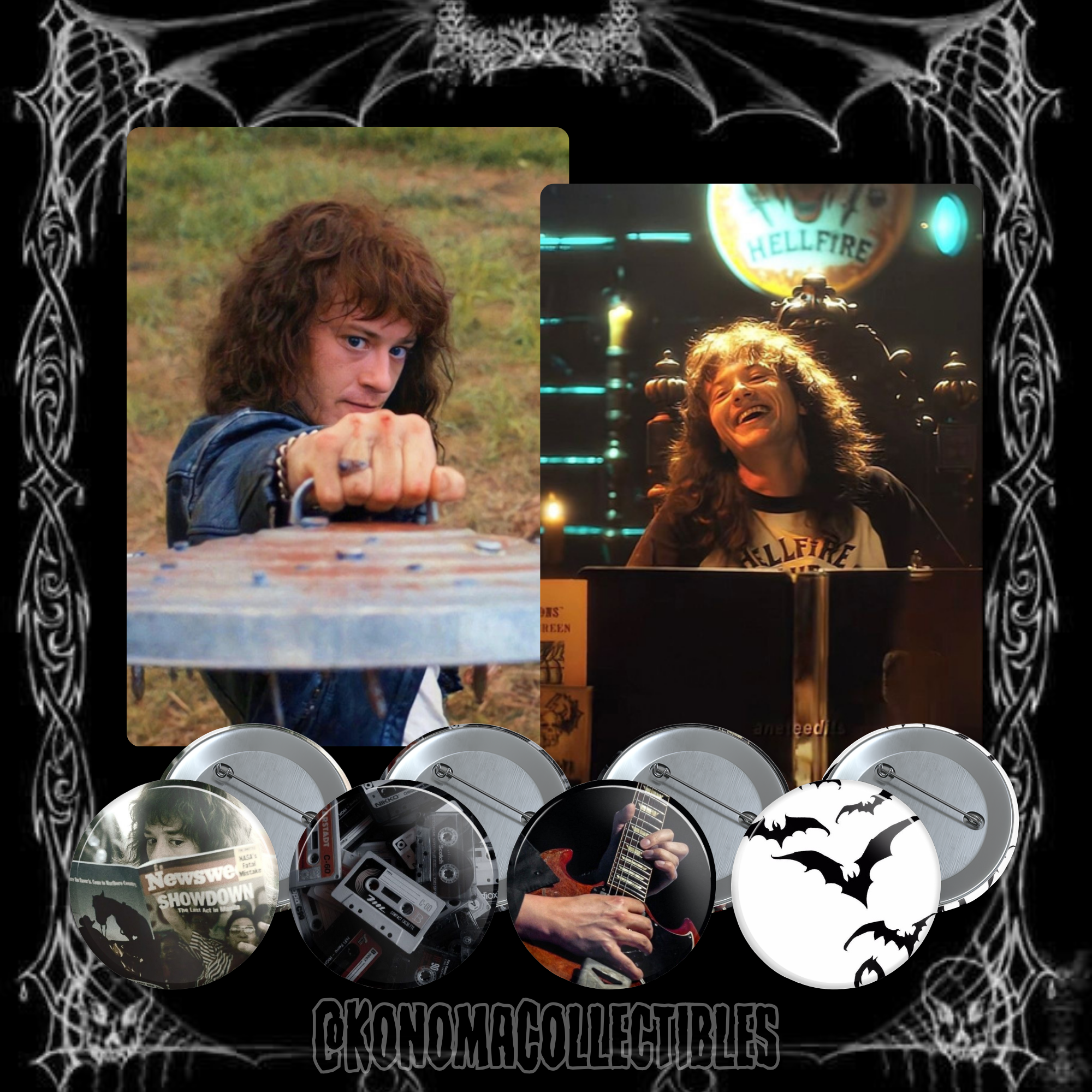 Eddie Munson Card & Pin Pack