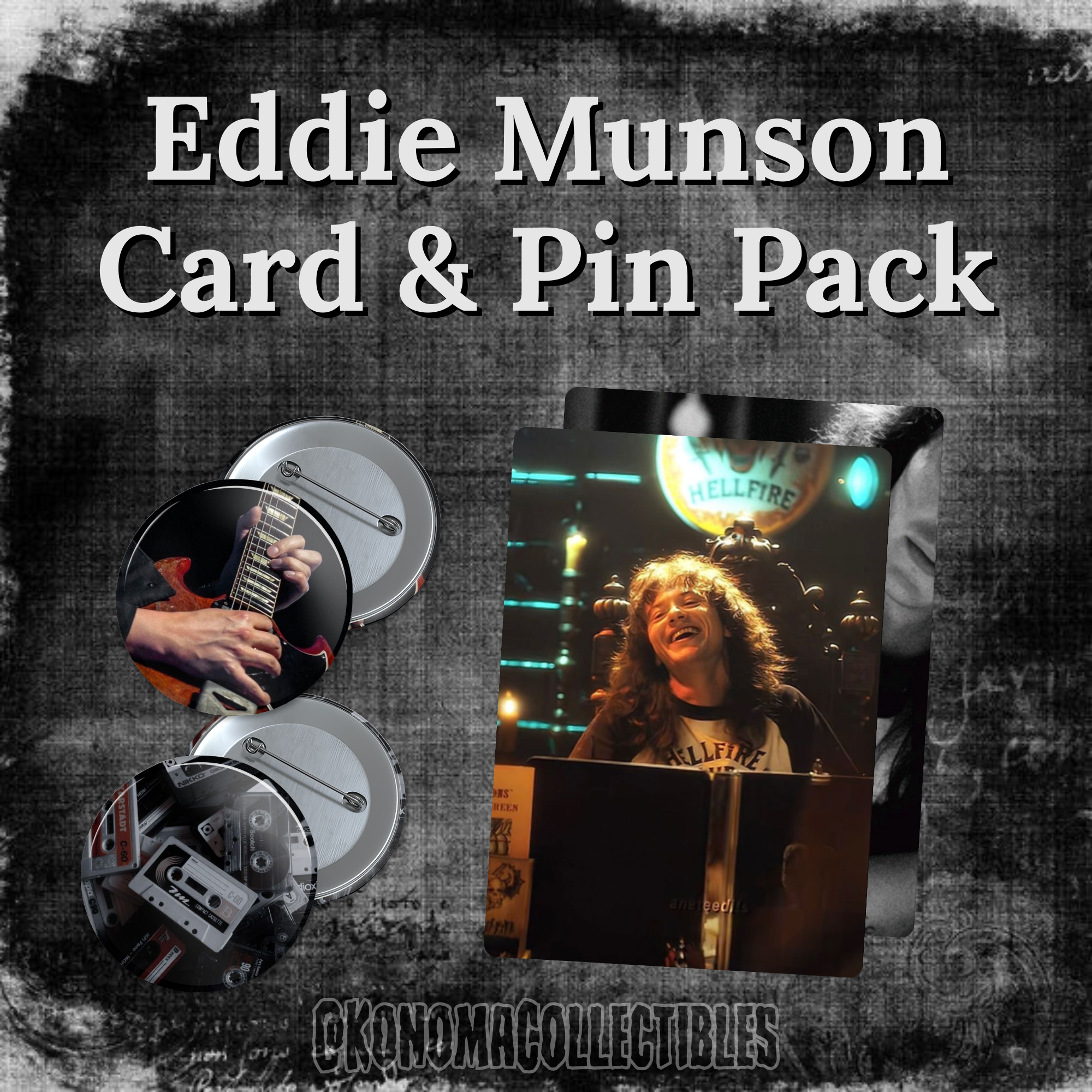 Eddie Munson Card & Pin Pack