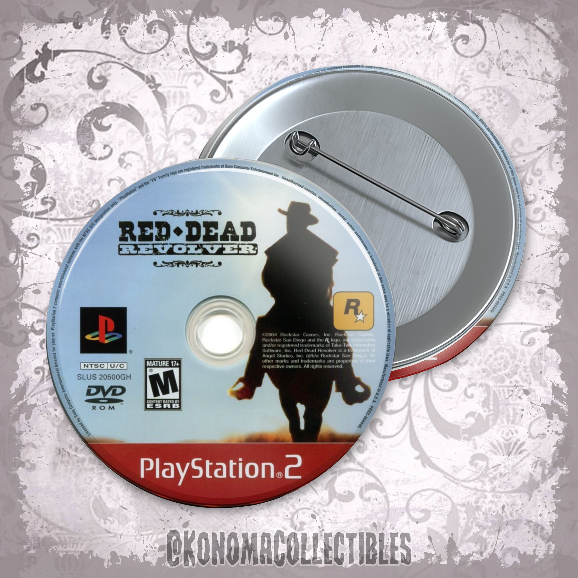Red Dead Revolver DVD Pin