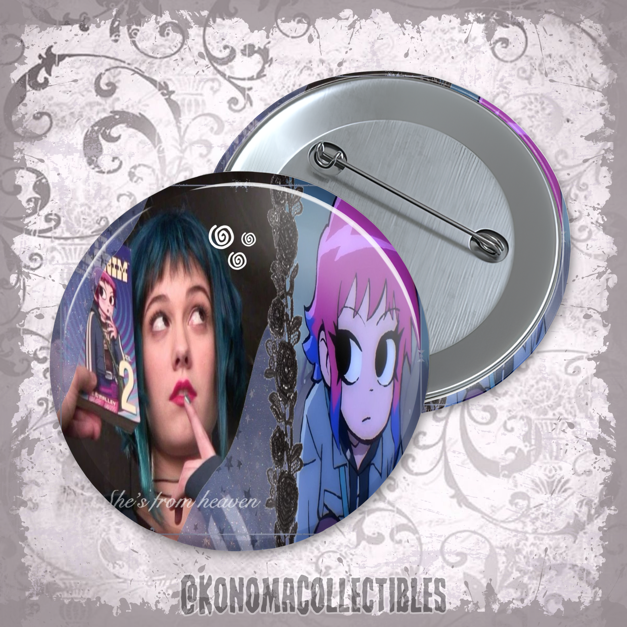 Ramona Flowers Moodboard Pin