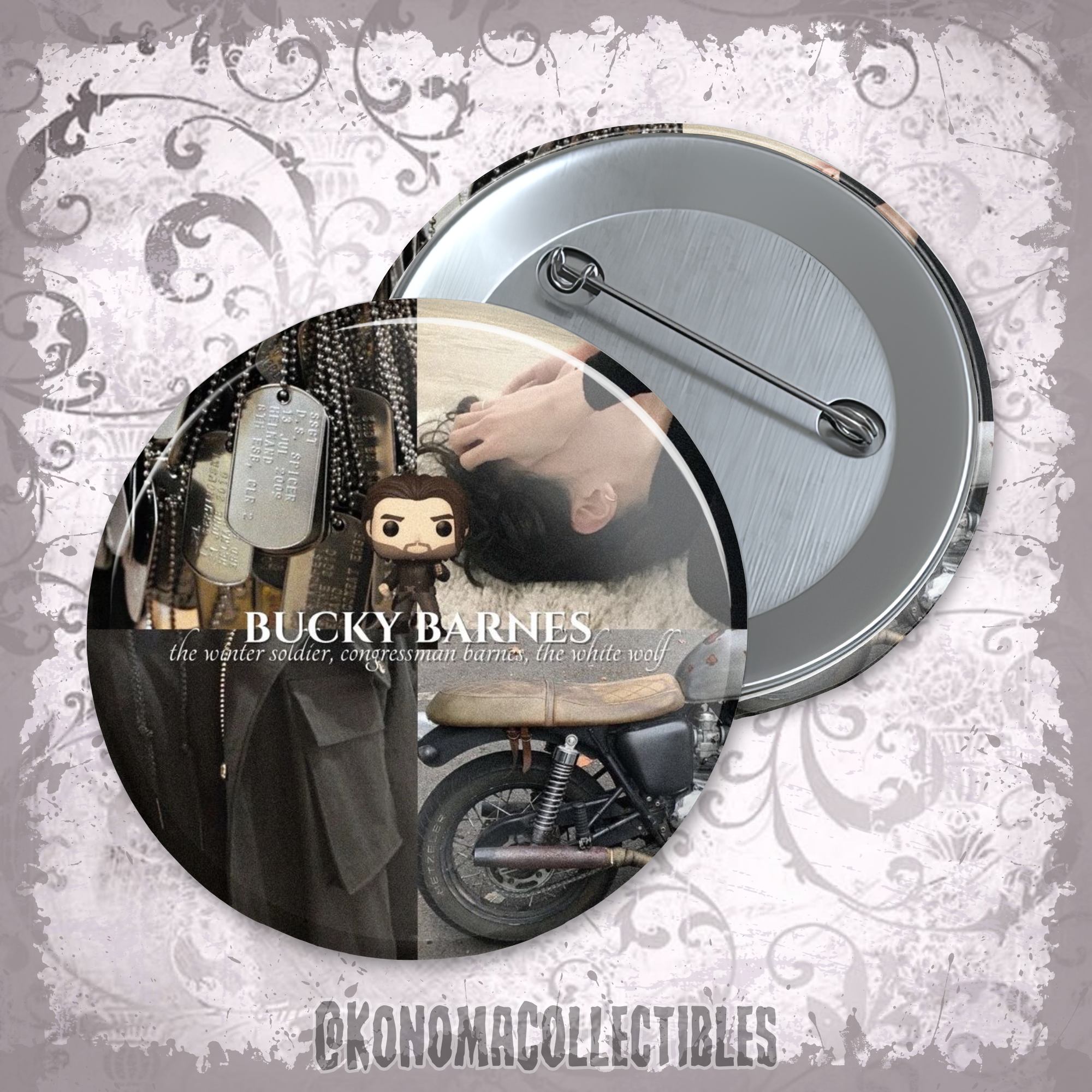 Bucky Barnes Funko Moodboard Pin