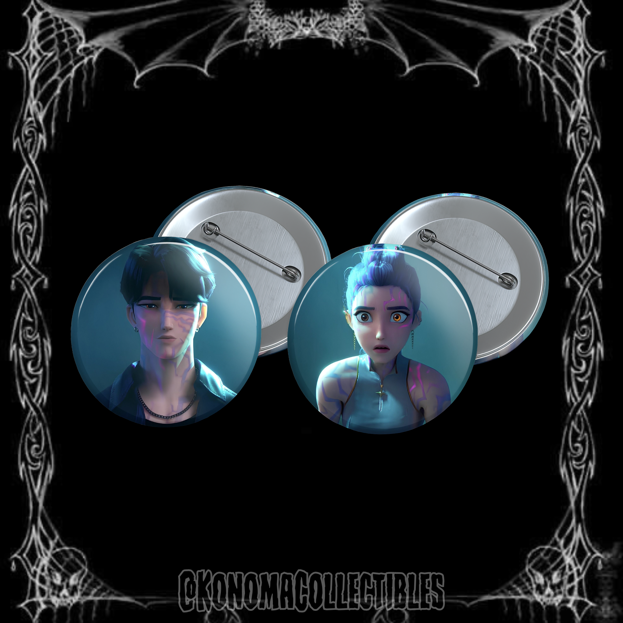 Kpop Demon Hunters 2-Pin Pack #1