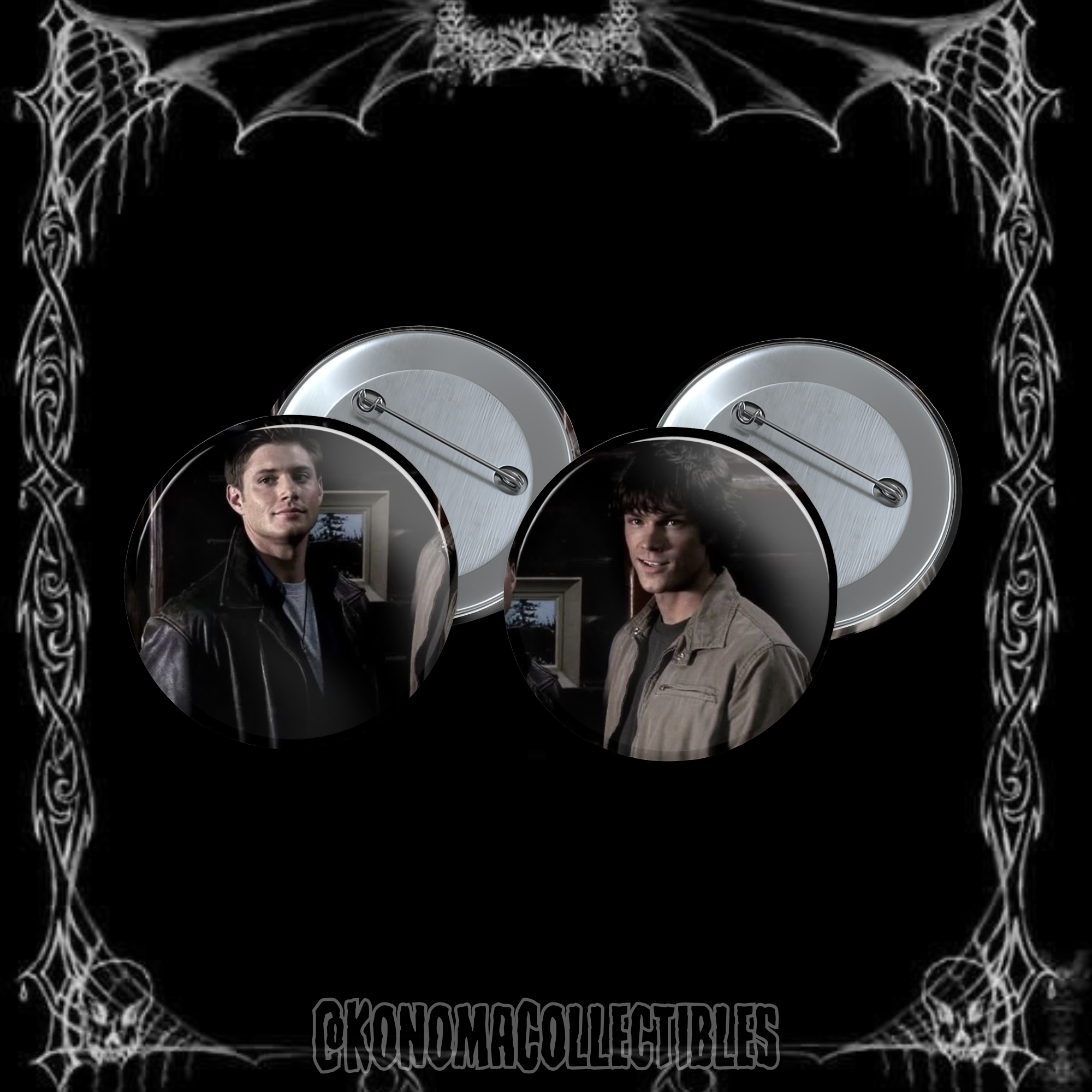 Sam & Dean Winchester 2-Pin Pack