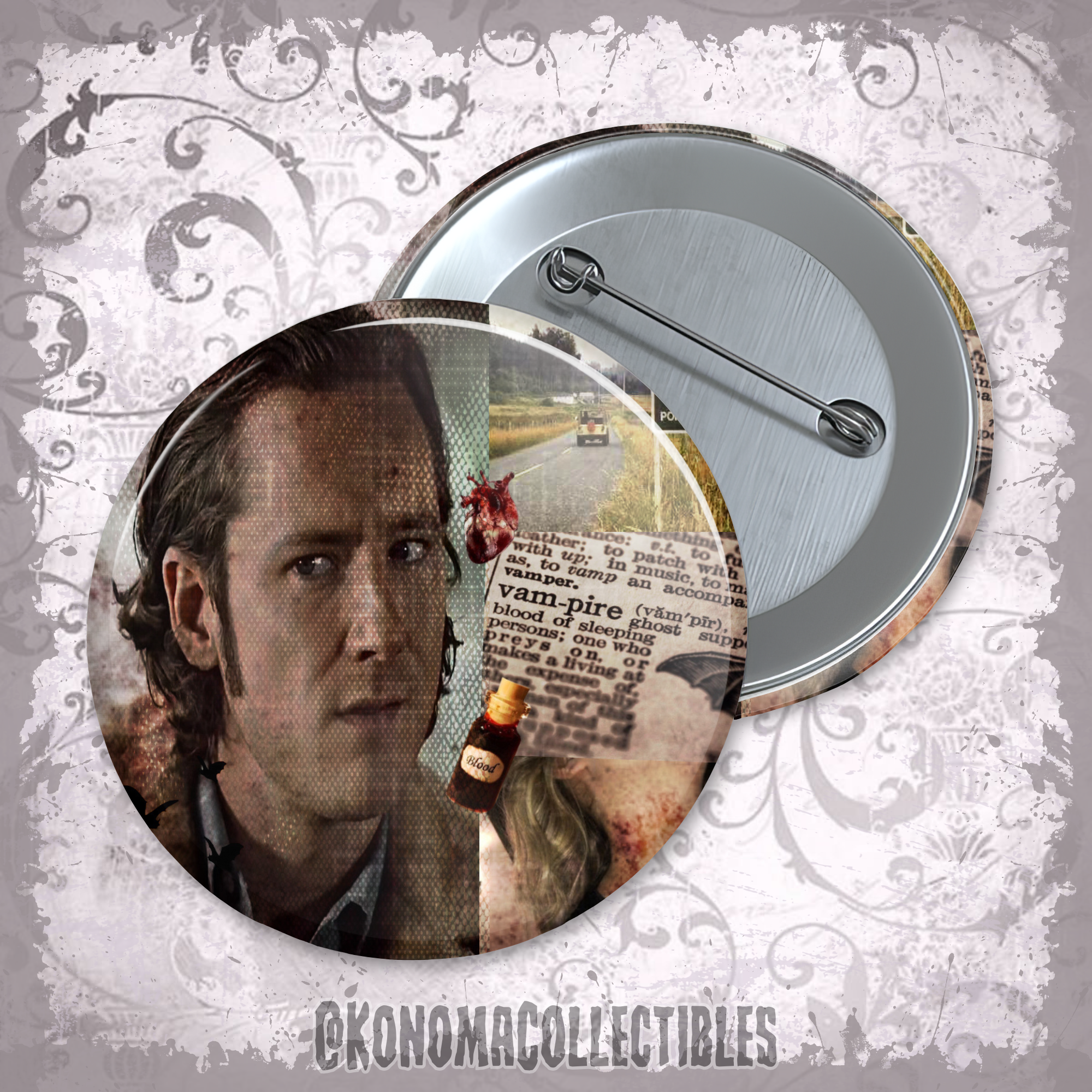 Ben Mears Moodboard Pin