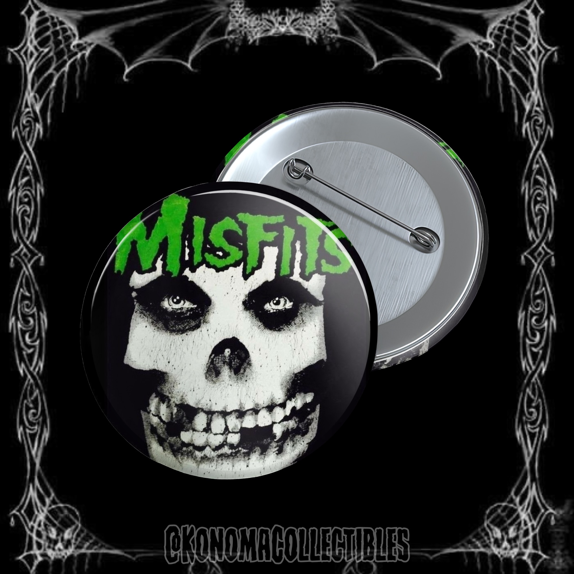 Misfits Green Pin