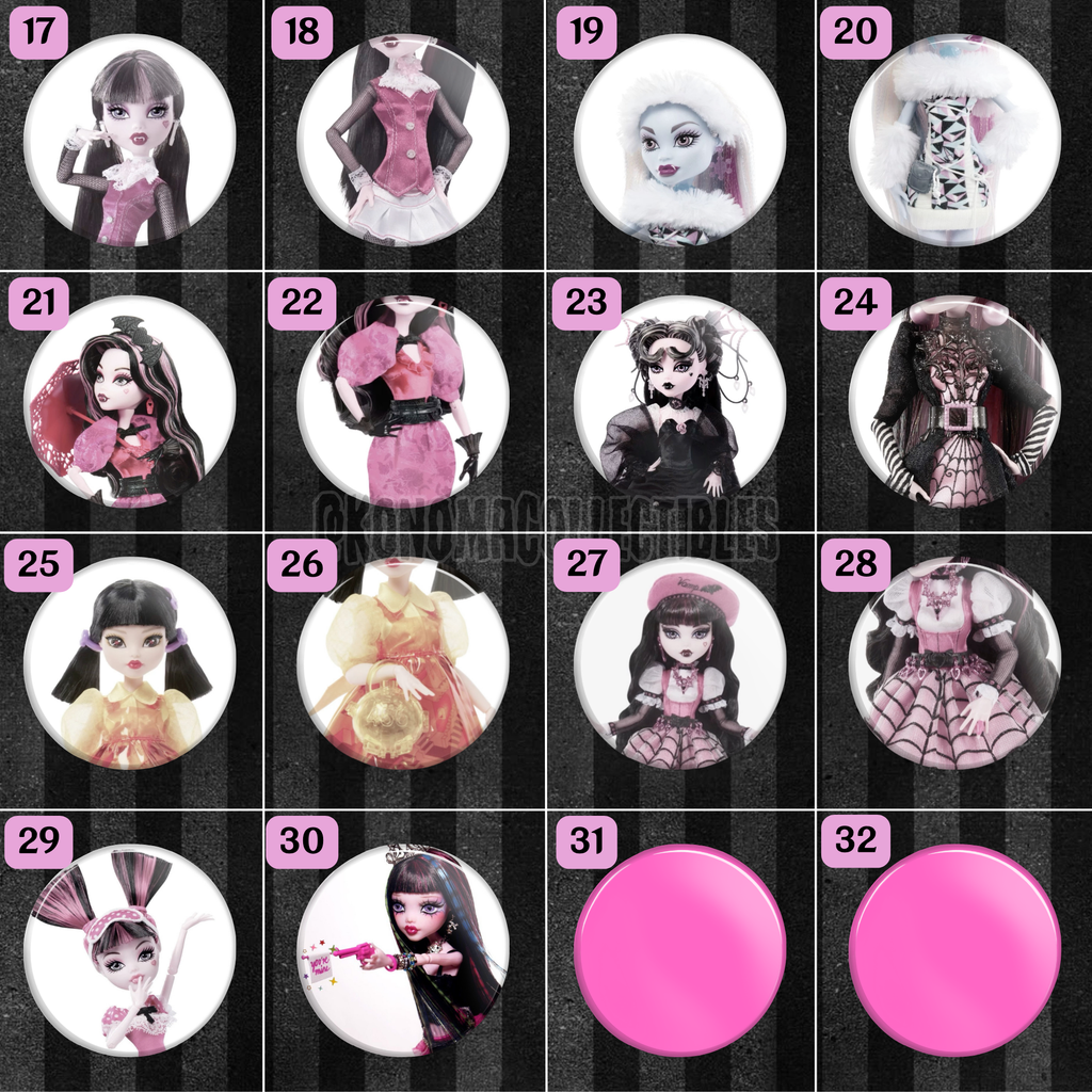 Monster High Doll Pins