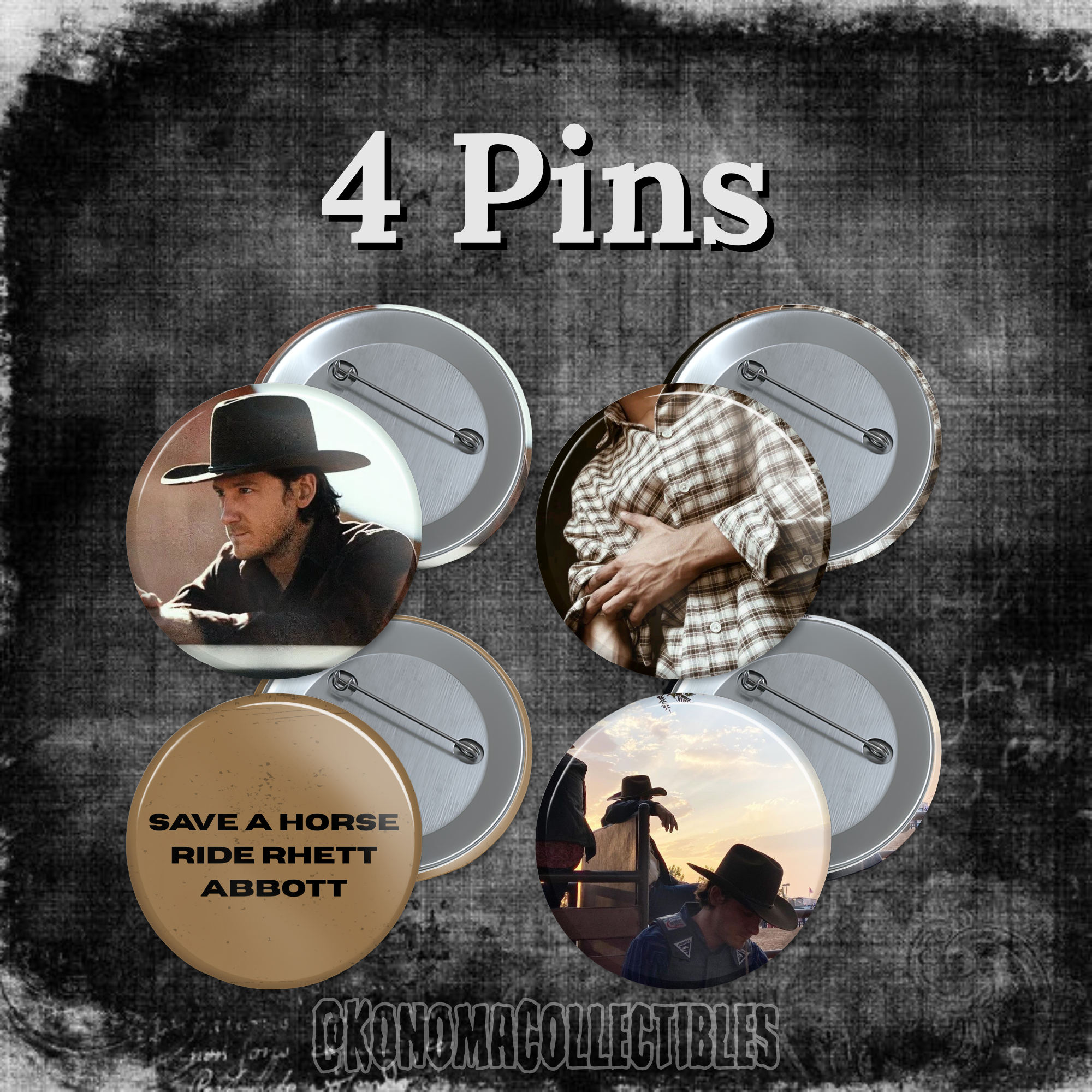 Rhett Abbott Card & Pin Pack