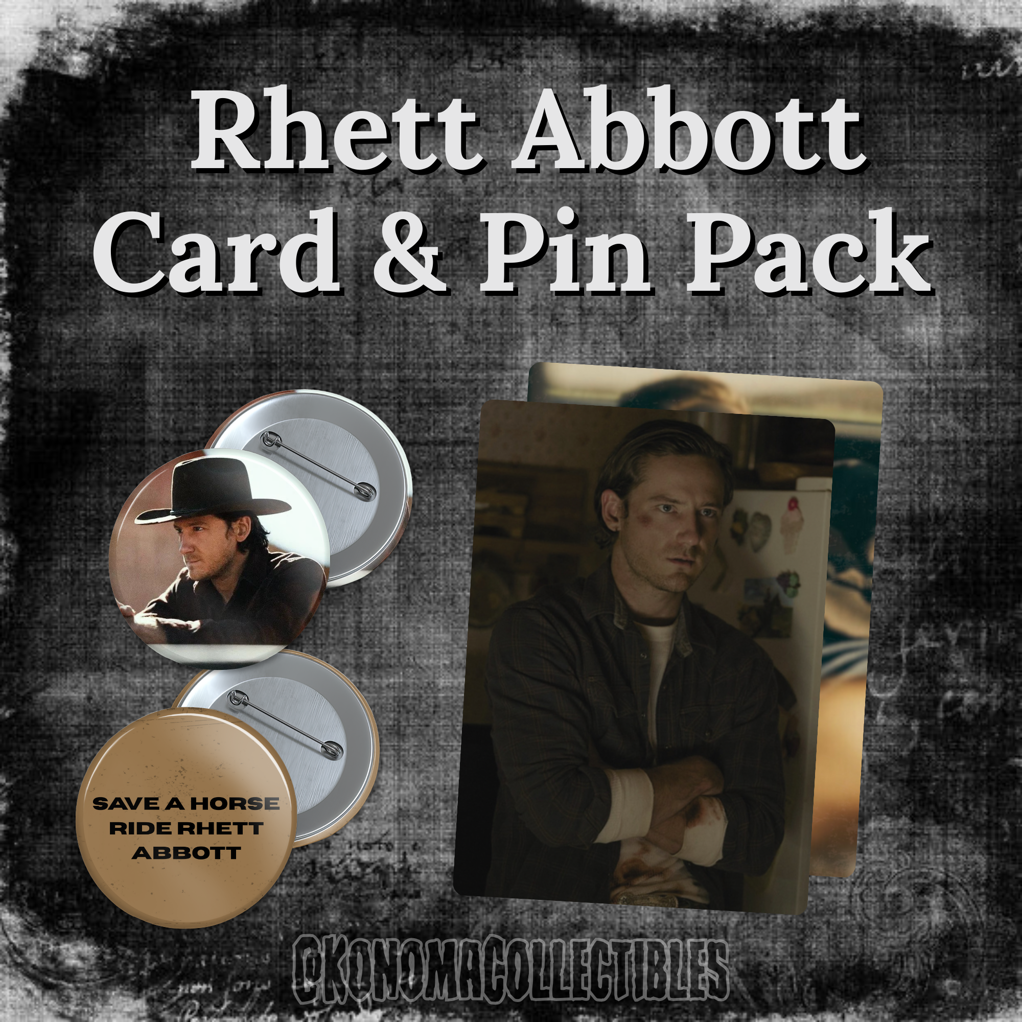 Rhett Abbott Card & Pin Pack