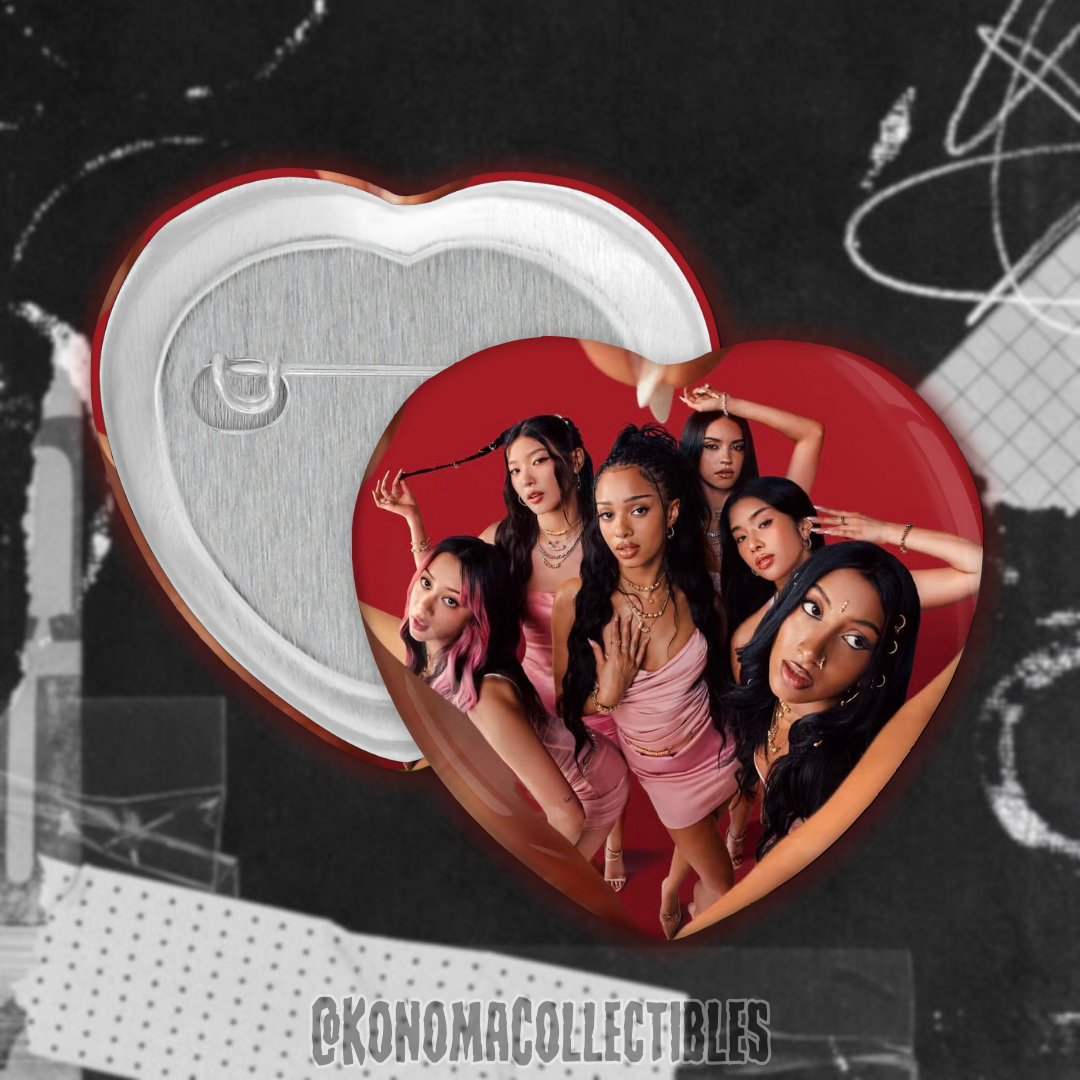 Katseye Group Heart Pin