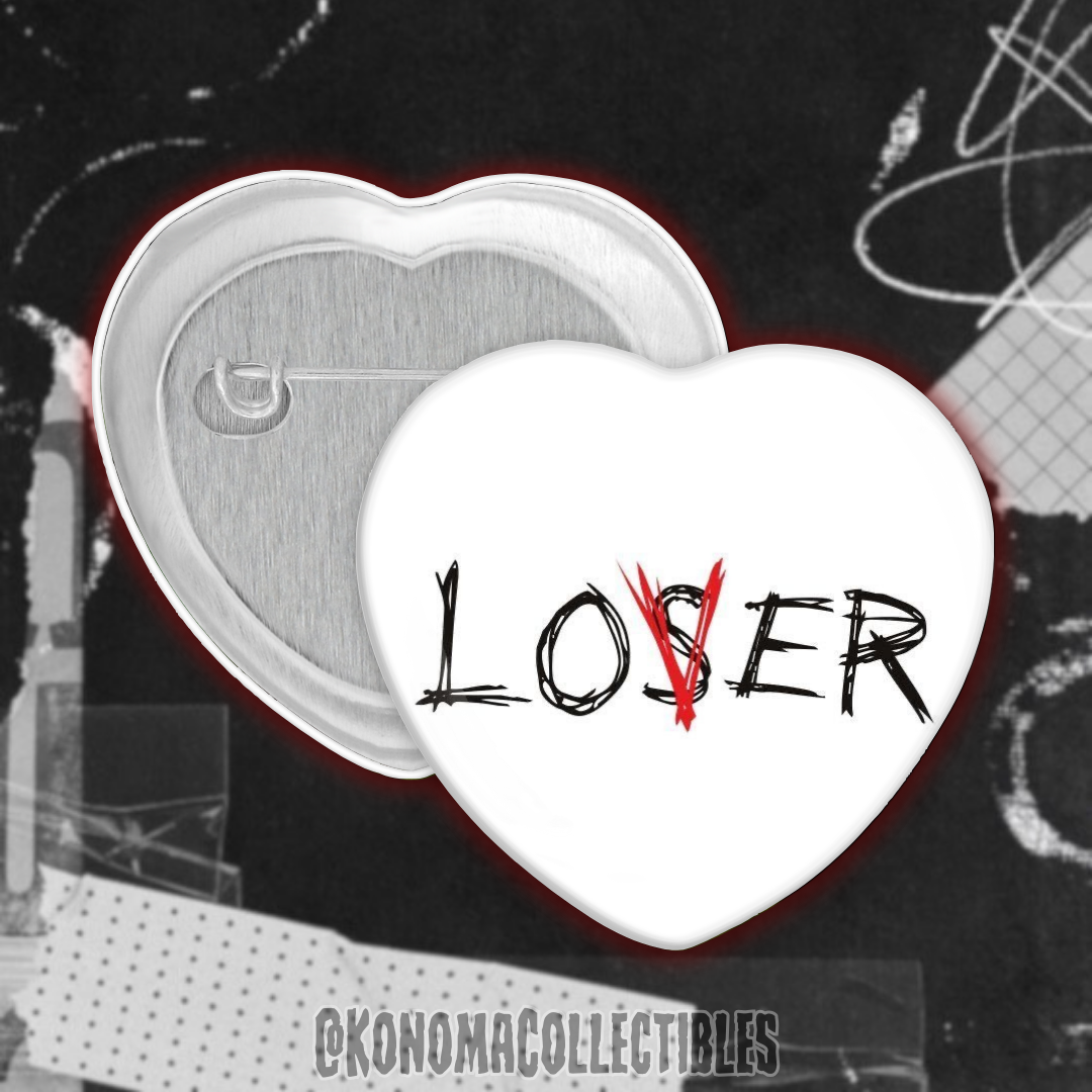 Loser Lover Heart Pin