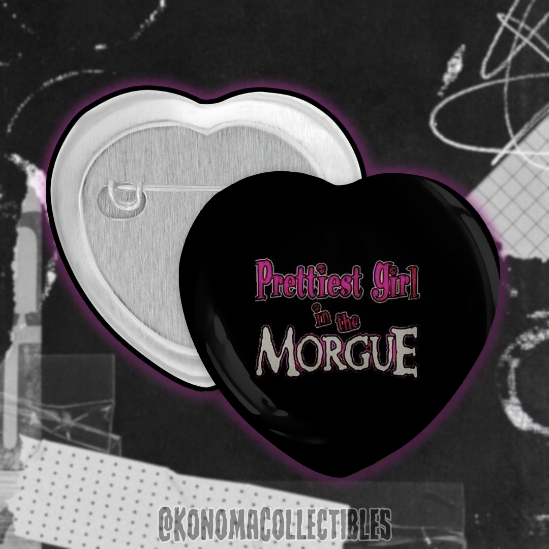 Pretty Girl Morgue Heart Pin
