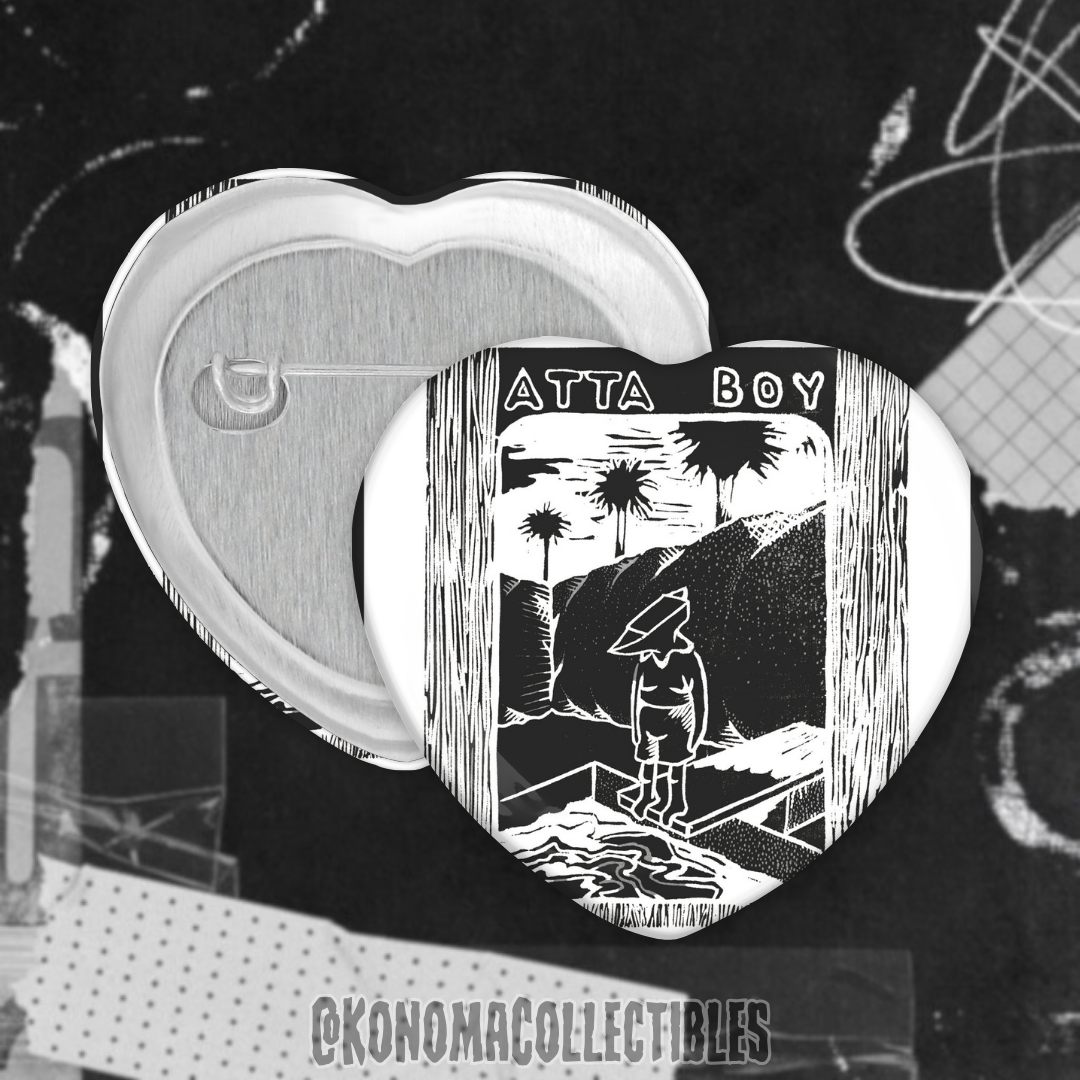 [𝗣𝗥𝗘-𝗢𝗥𝗗𝗘𝗥] Out Of Sorts Atta Boy Heart Pin