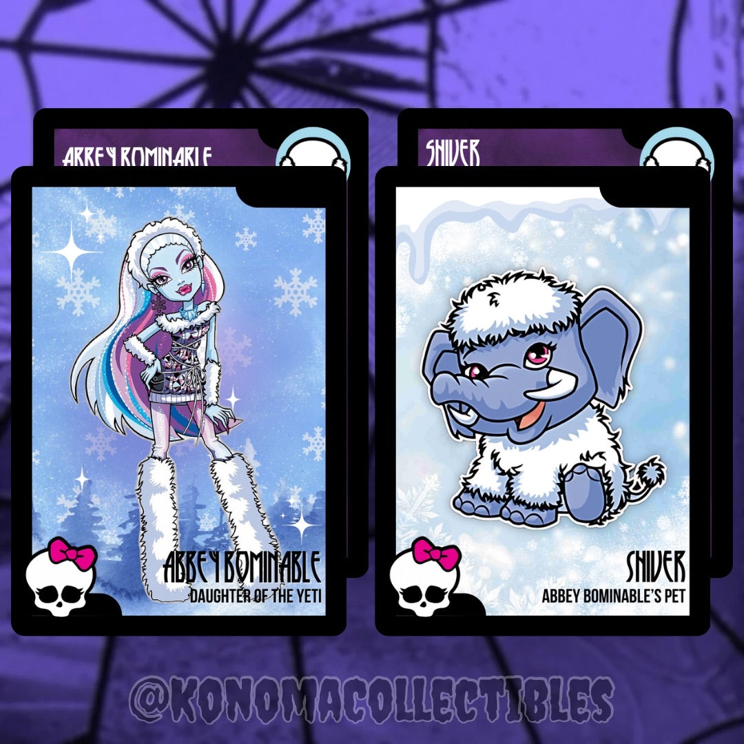 Abbey Bominable & Shiver Monster High Trading Cards