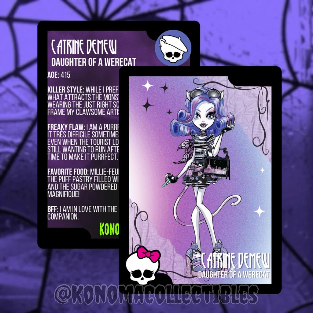 Catrine DeMew Monster High Trading Card