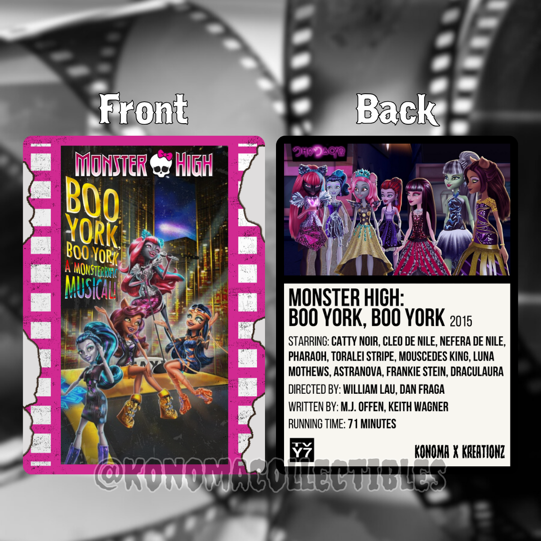 Boo York, Boo York Film Card