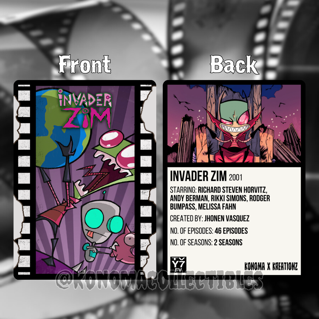 Invader Zim Film Card