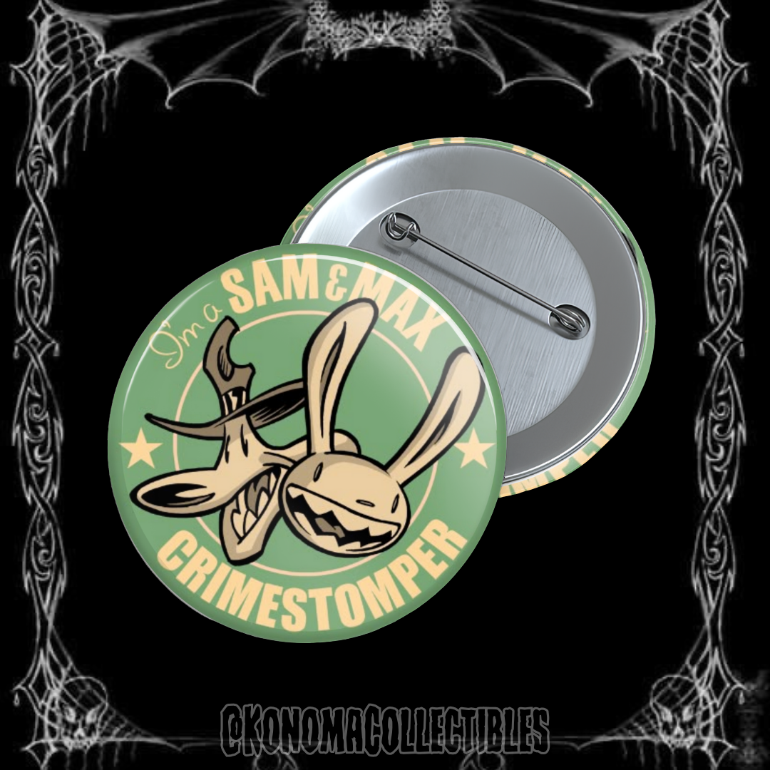 Sam & Max Crimestoppers Pin