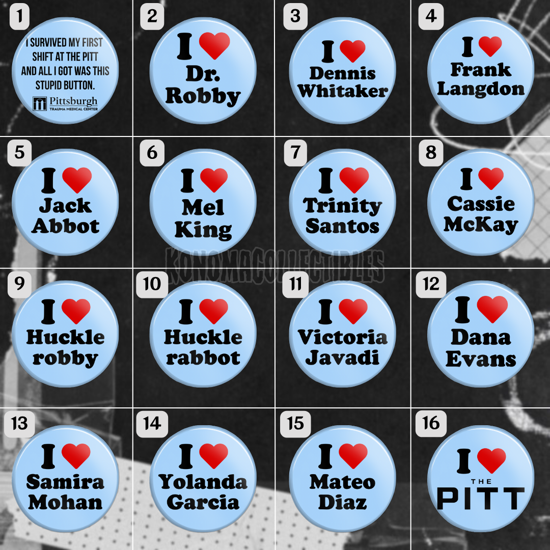 I Heart The Pitt Pins