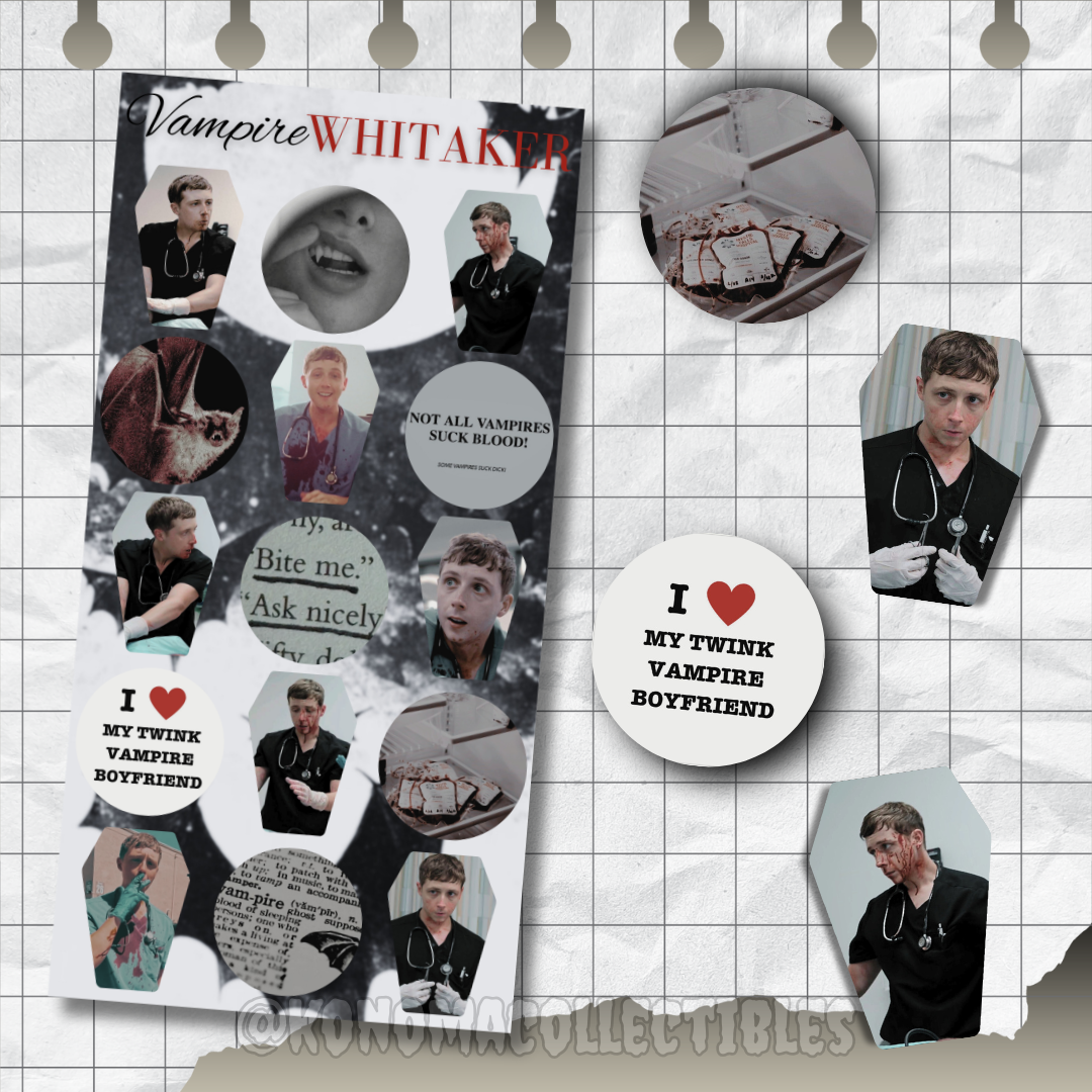 Vampire Whitaker Sticker Sheet