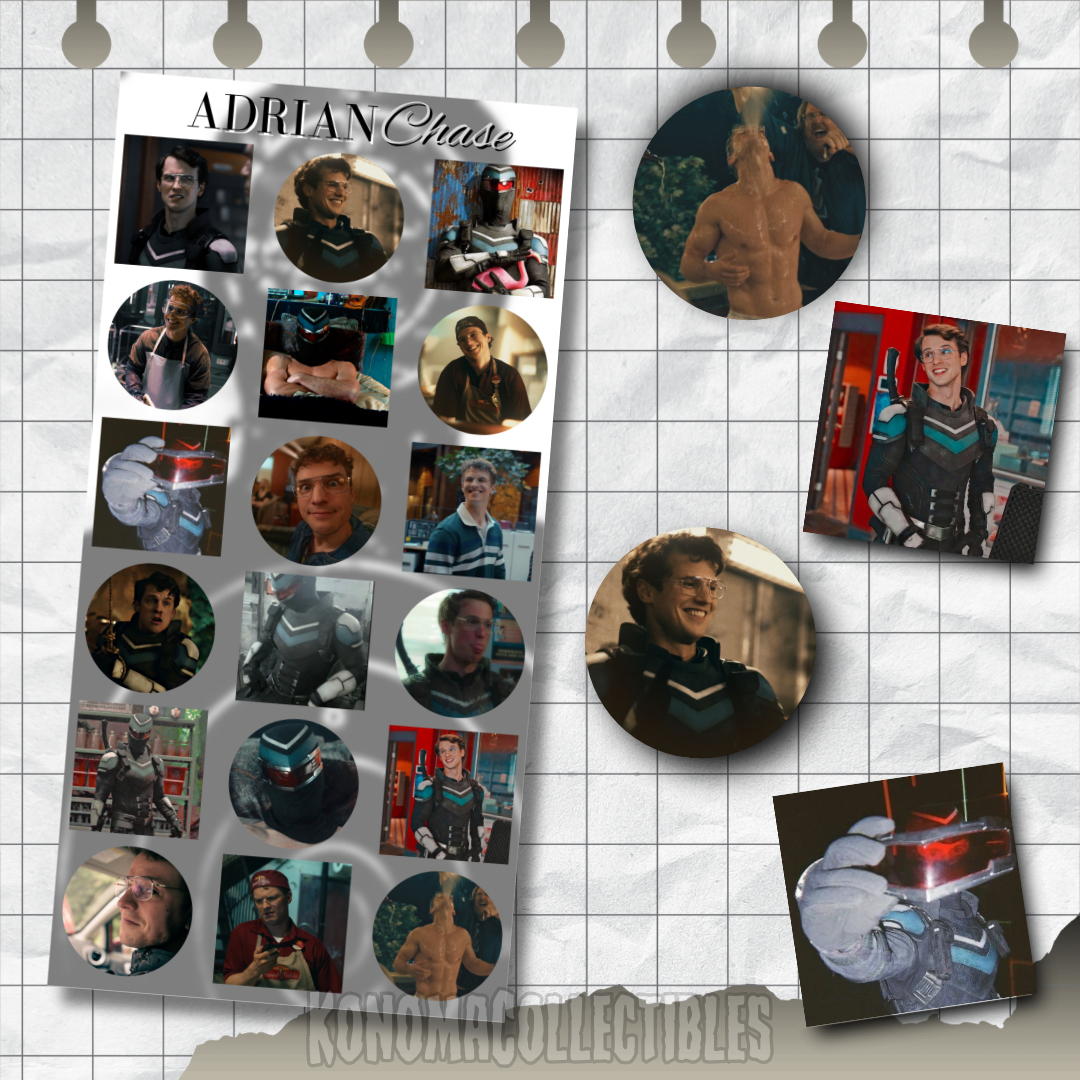 Adrian Chase Sticker Sheet