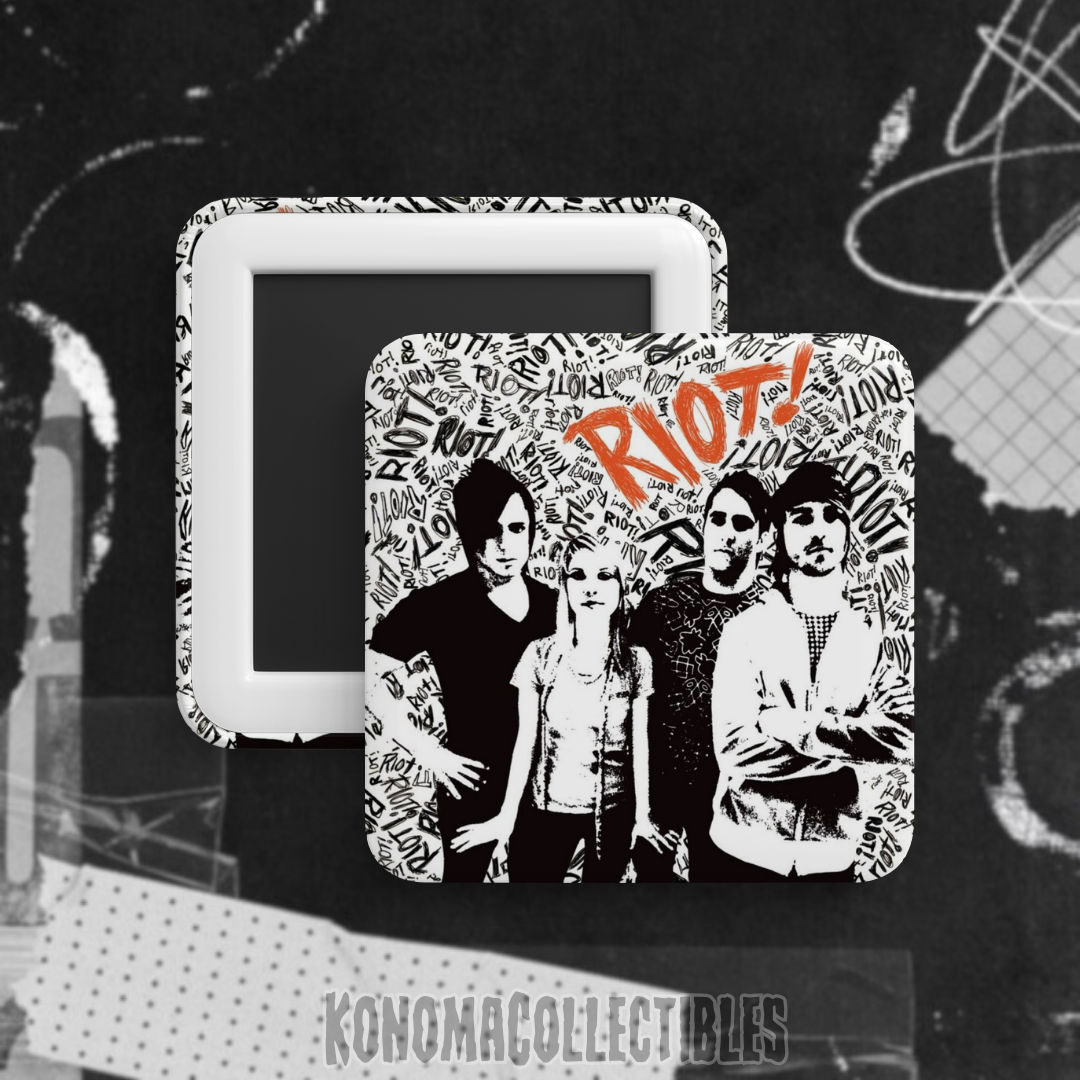Riot Album Square Pin