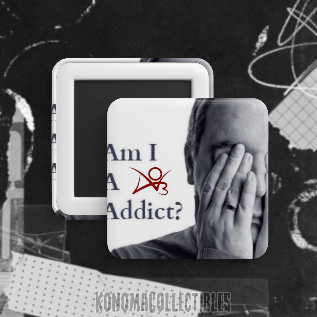 Ao3 Addict Square Pin