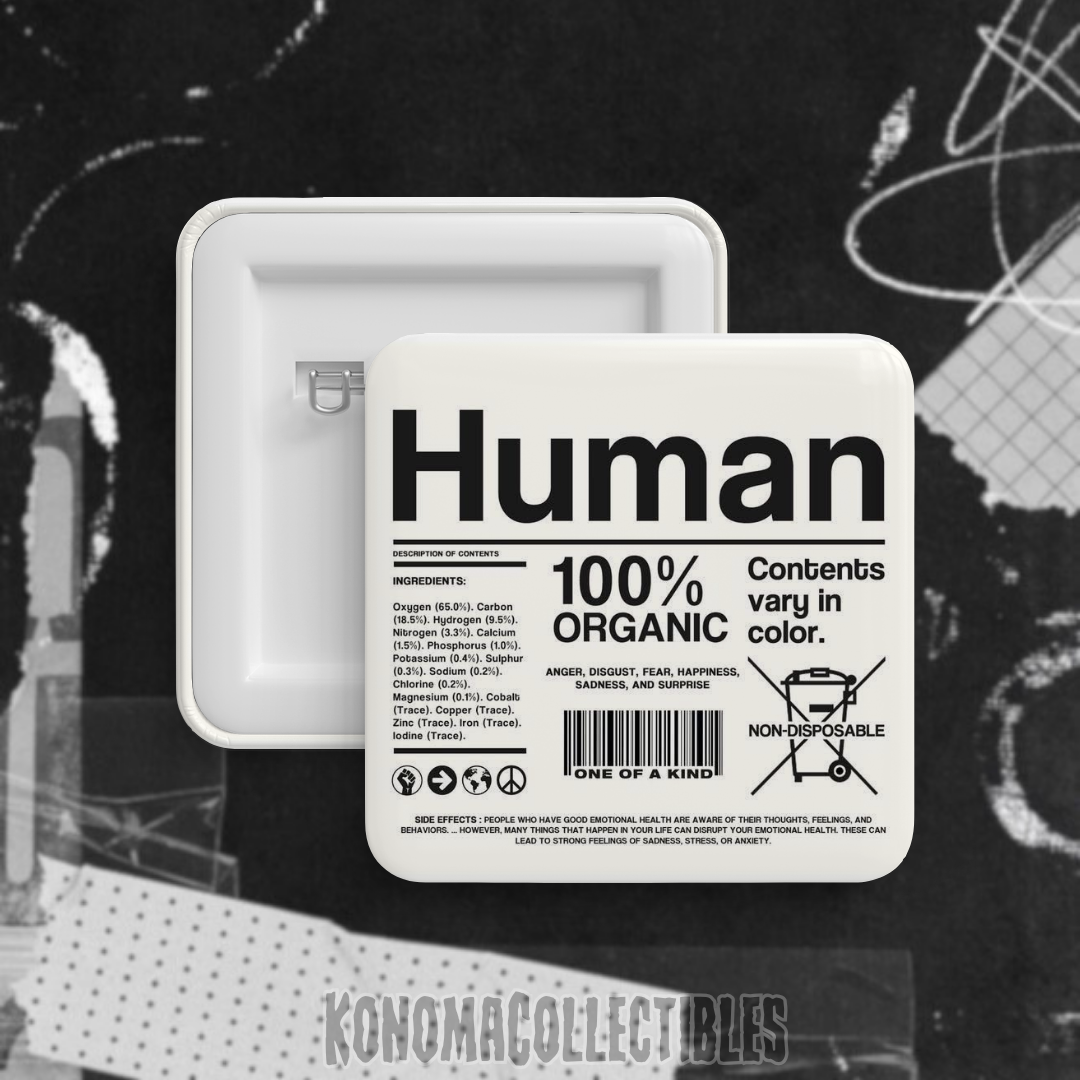 Human (W) Square Pin