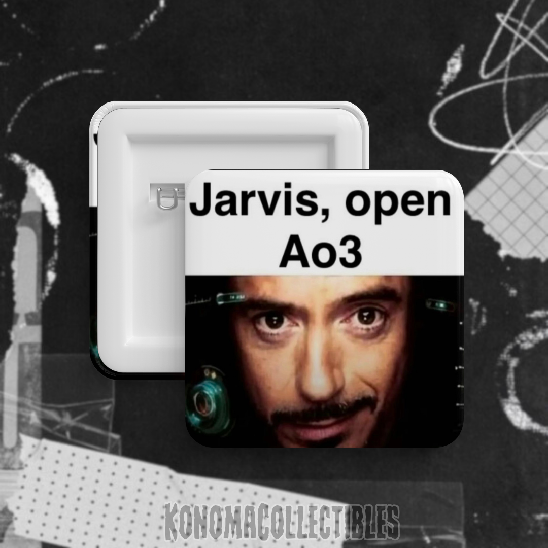 Open Ao3 Square Pin