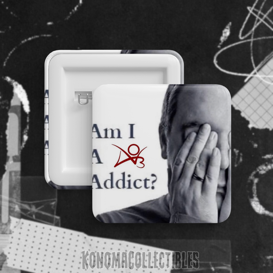 Ao3 Addict Square Pin