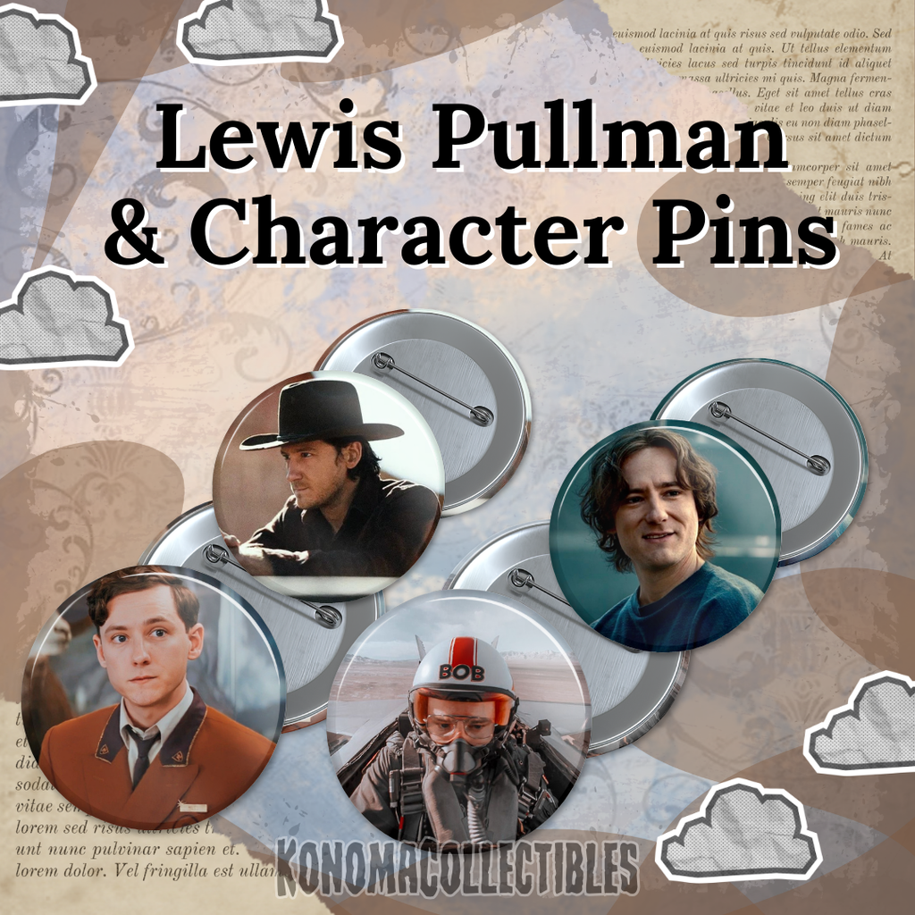 Lewis Pullman & Characters Pins
