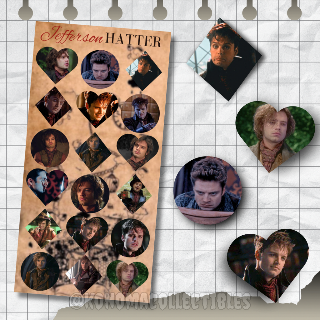 Jefferson Hatter Sticker Sheet