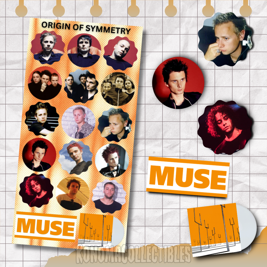 Origin Of Symmetry Album Sticker Sheet