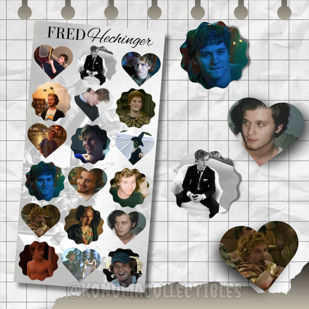 Fred Hechinger Icon Sticker Sheet