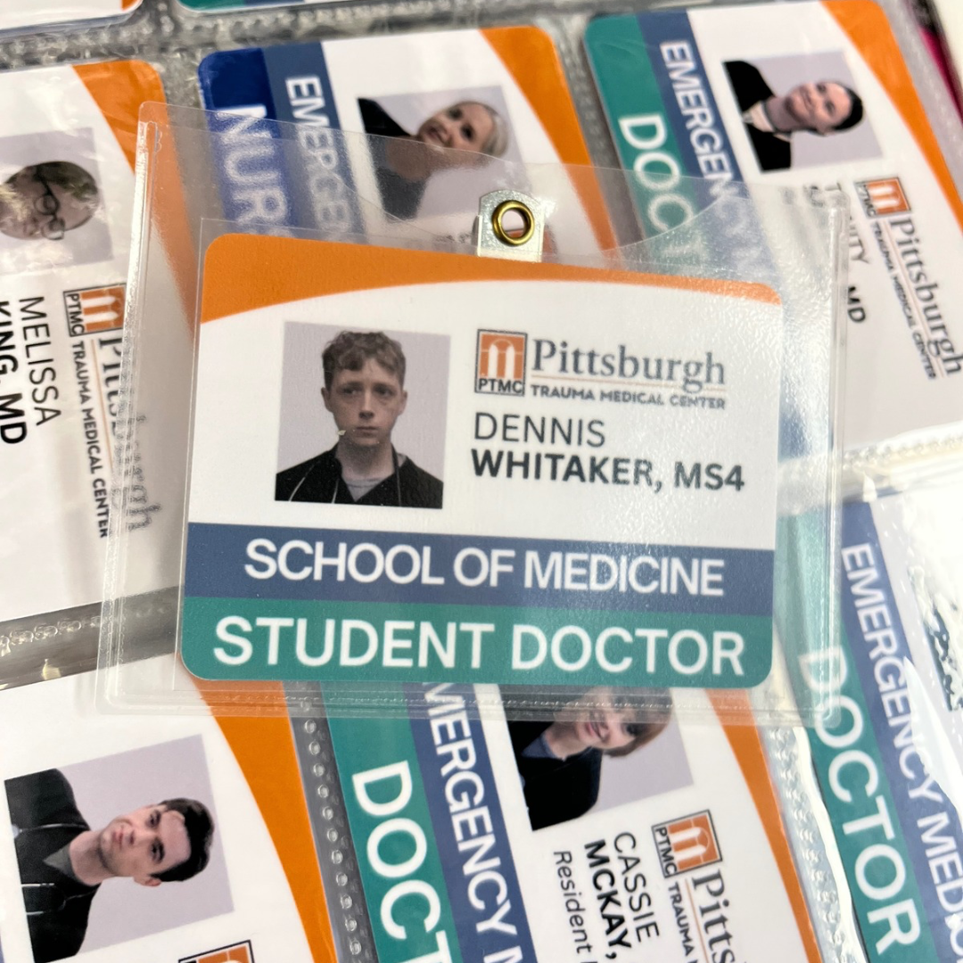 The Pitt ID Badges