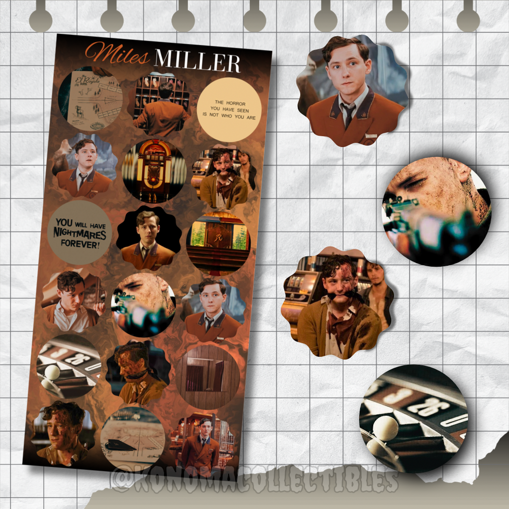 Miles Miller Icon & Aesthetic Sticker Sheet