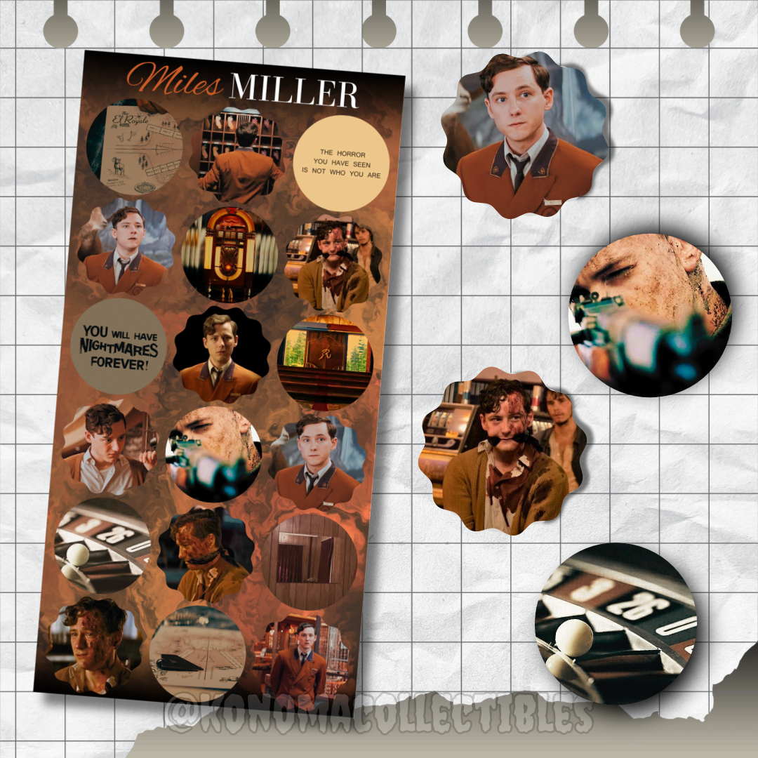 Miles Miller Icon & Aesthetic Sticker Sheet