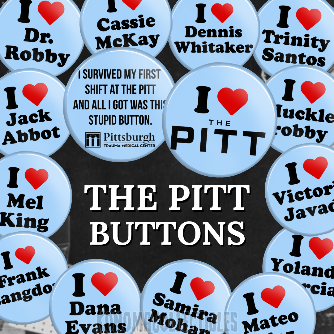 I Heart The Pitt Pins
