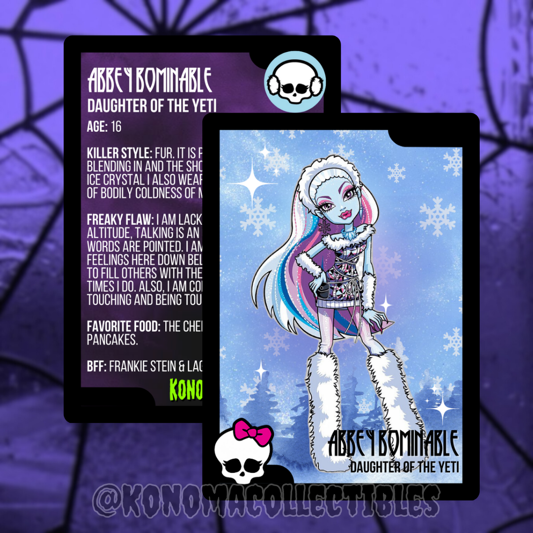 Monster High Trading Cards