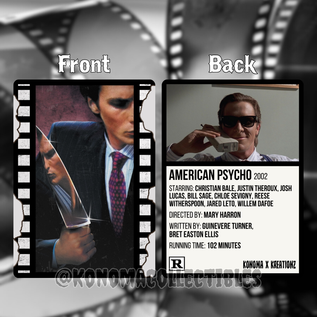 American Psycho Film Cards