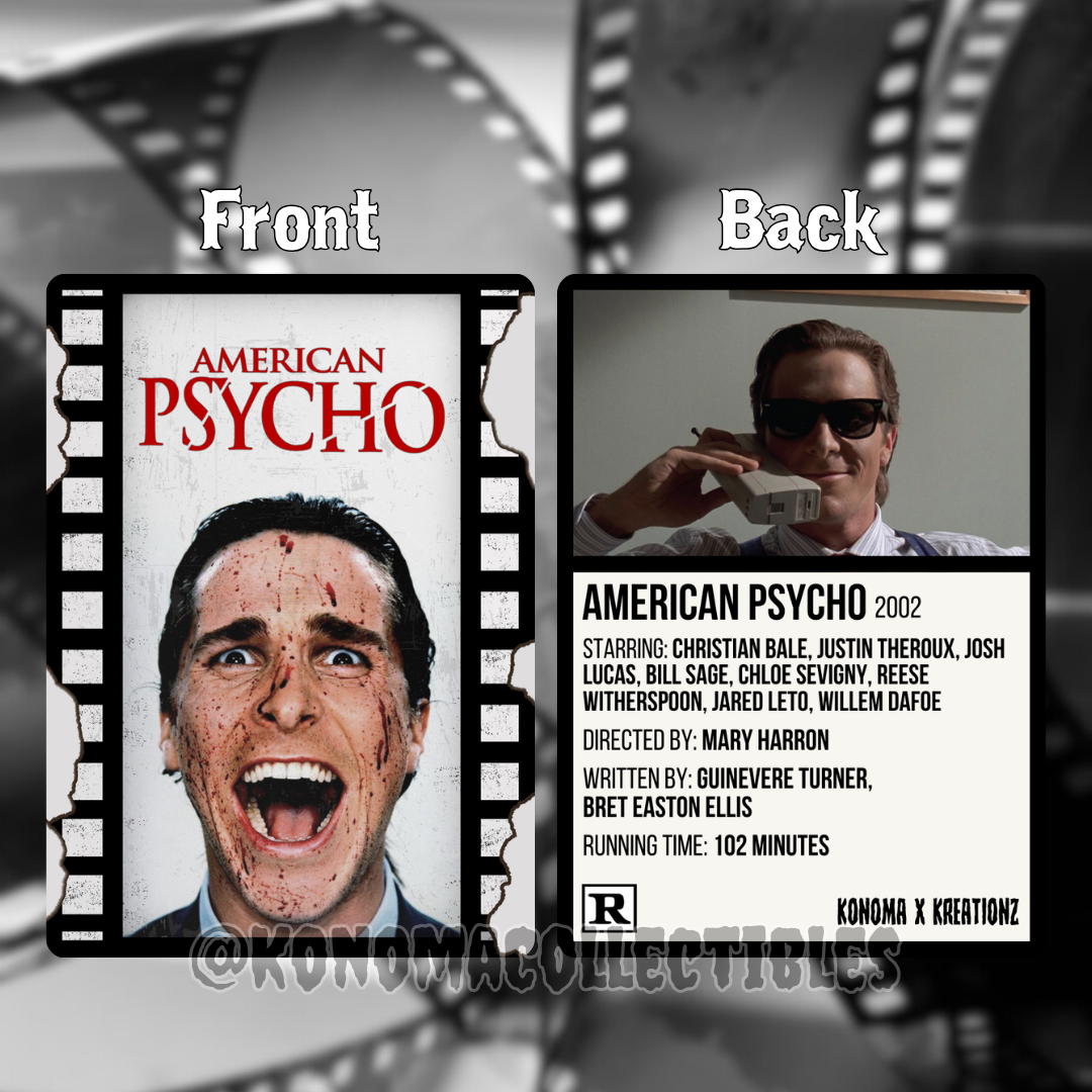 American Psycho Film Cards
