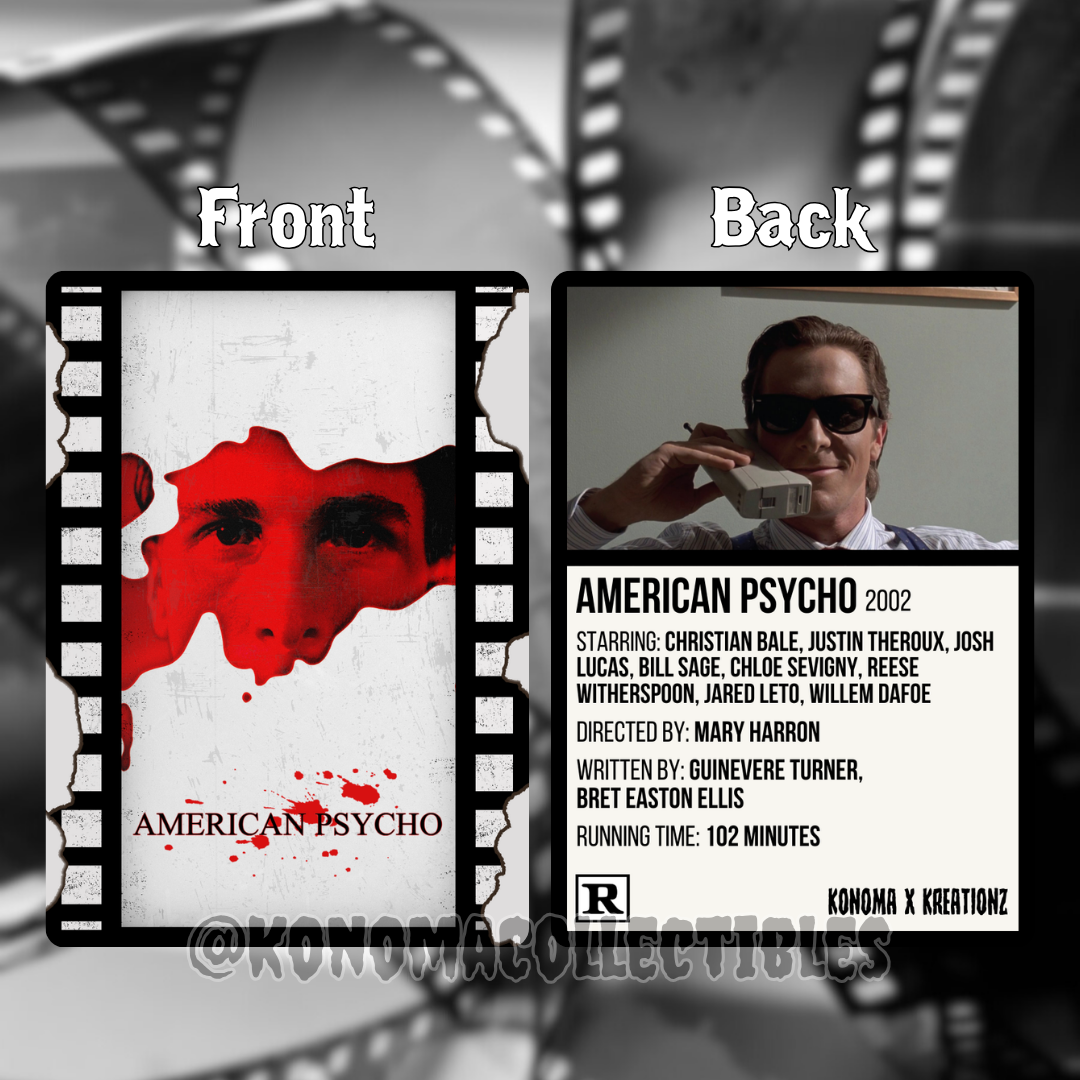 American Psycho Film Cards