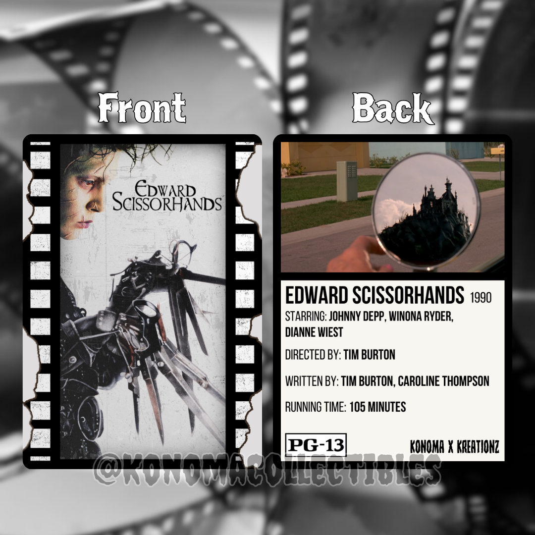 Edward Scissorhands Film Cards