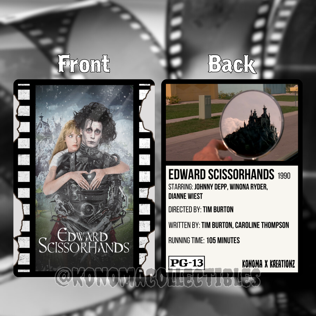 Edward Scissorhands Film Cards